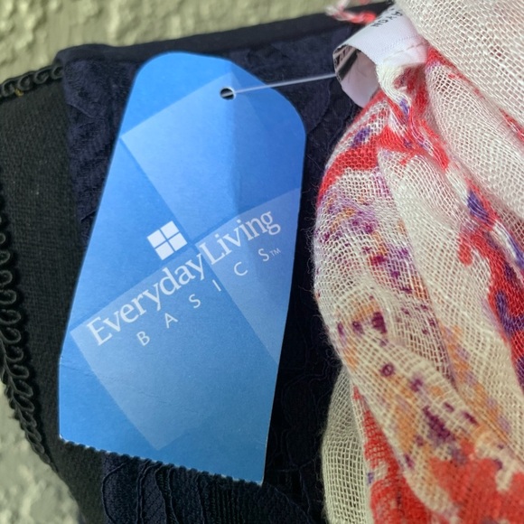 Everyday Living Pink Paisley Scarf - Picture 5 of 6